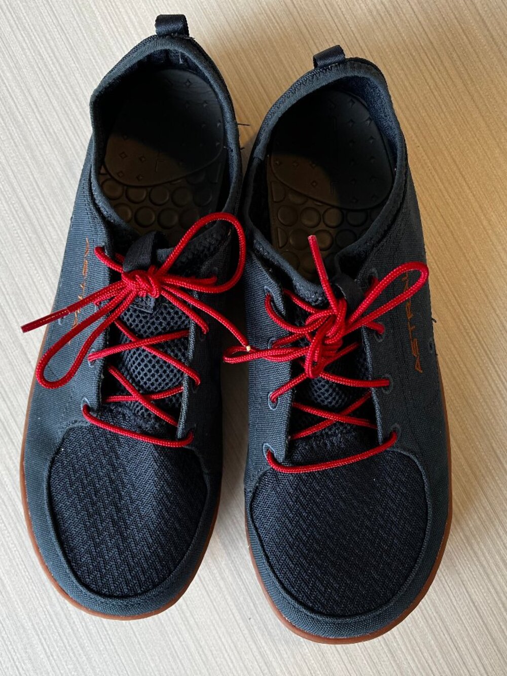 Astral Loyak Water Sneakers Black Red Laces Gum Sole
